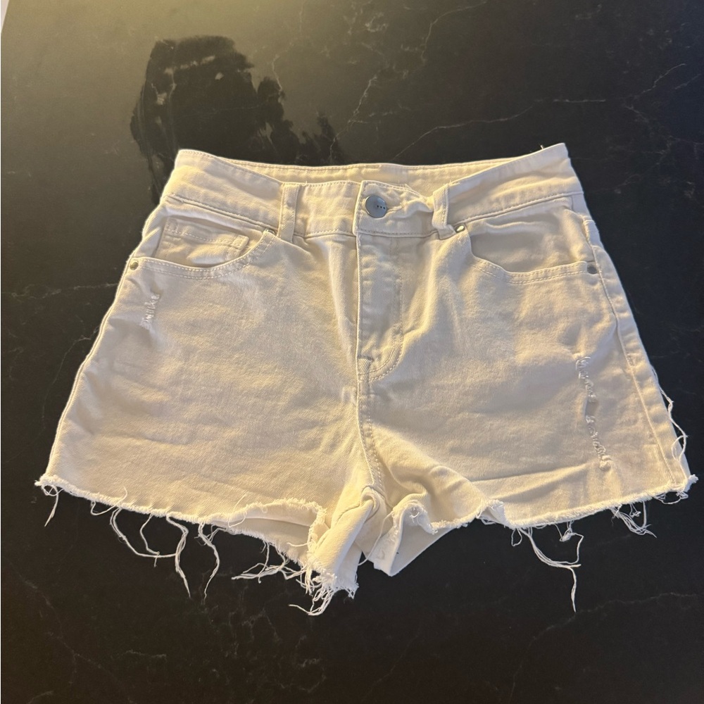 Tgla Girls Size 12 White Jean Shorts